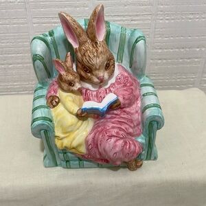 Mama and Baby Bunny Bank